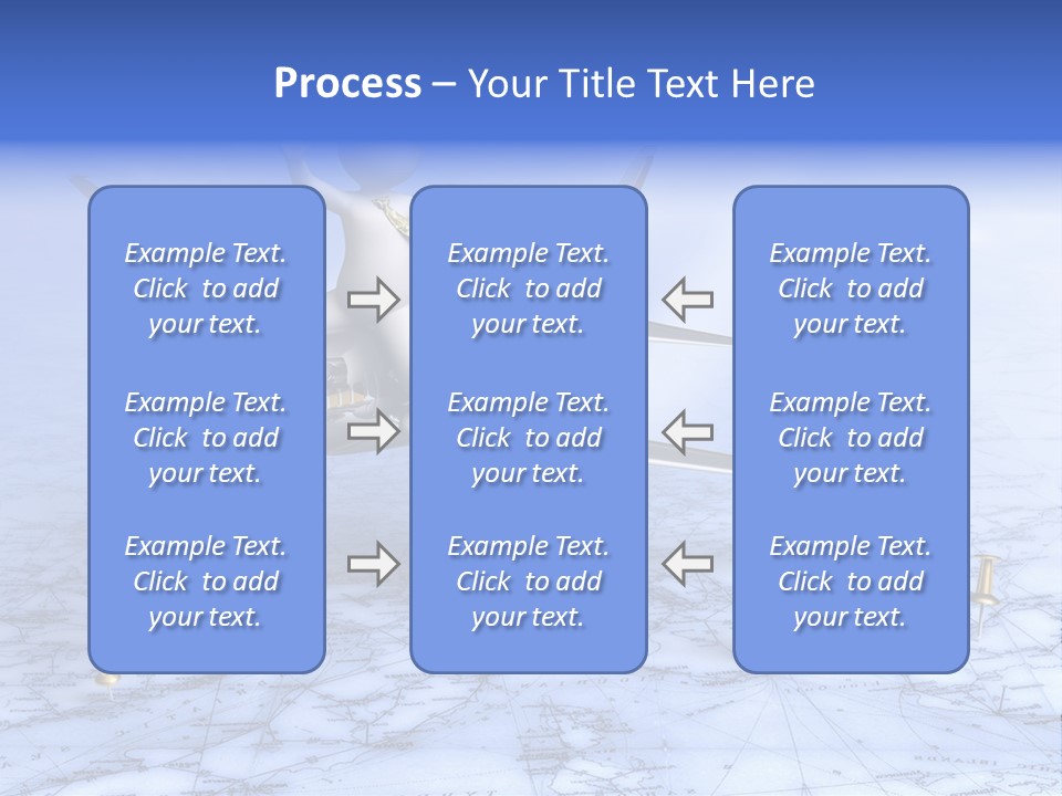 Blue Arrival Modern PowerPoint Template