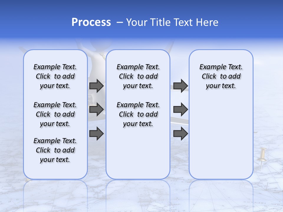 Blue Arrival Modern PowerPoint Template
