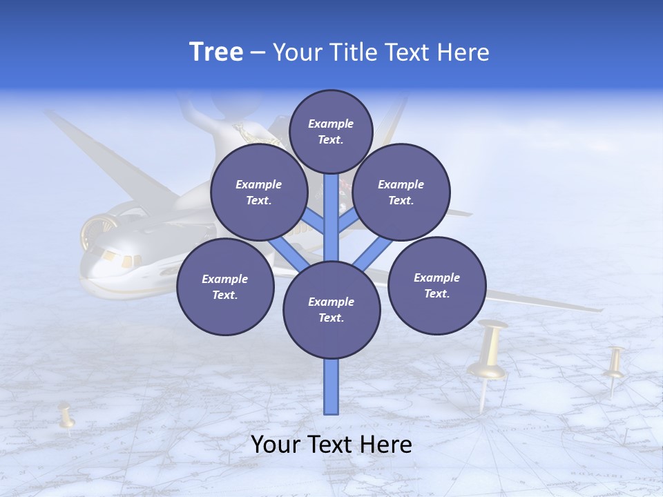 Blue Arrival Modern PowerPoint Template