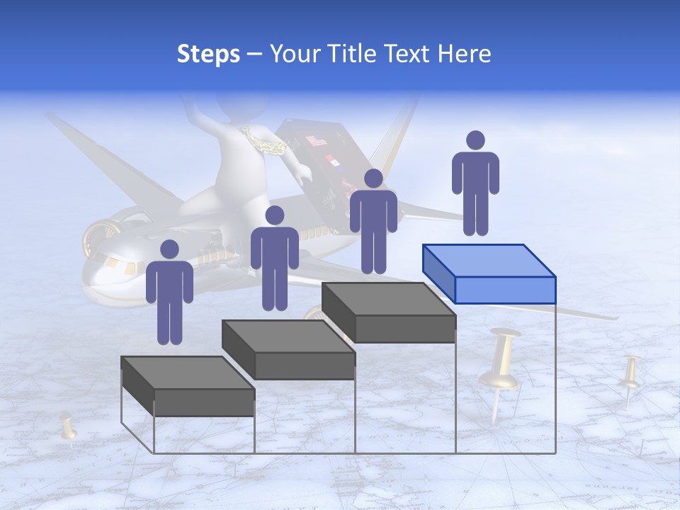 Blue Arrival Modern PowerPoint Template