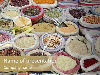 Cuisine Souk Traditional PowerPoint Template