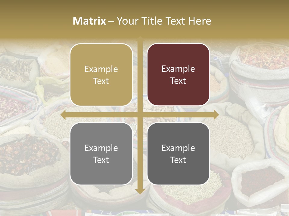 Cuisine Souk Traditional PowerPoint Template