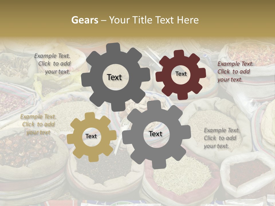 Cuisine Souk Traditional PowerPoint Template