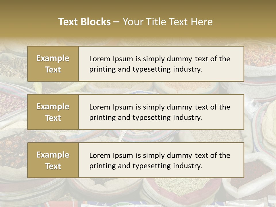 Cuisine Souk Traditional PowerPoint Template