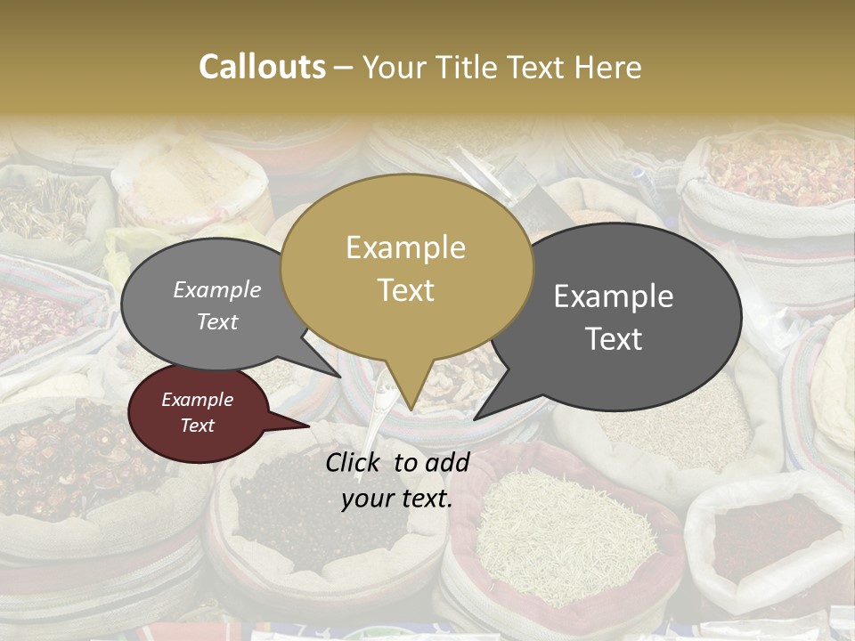 Cuisine Souk Traditional PowerPoint Template