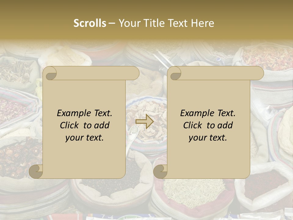 Cuisine Souk Traditional PowerPoint Template