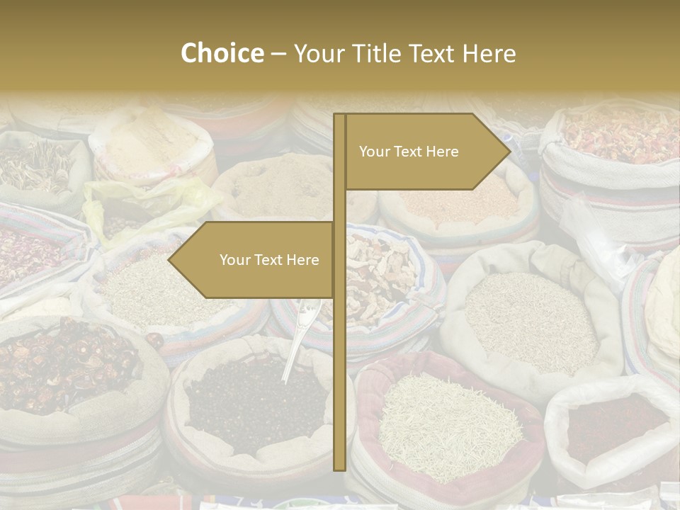 Cuisine Souk Traditional PowerPoint Template