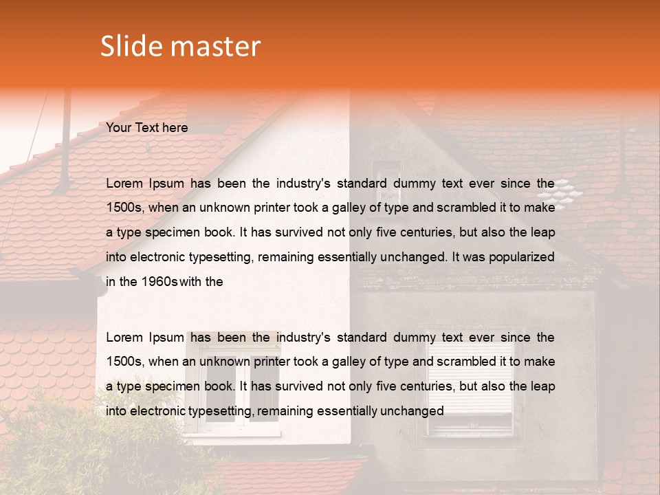 Building Thermal Painted PowerPoint Template