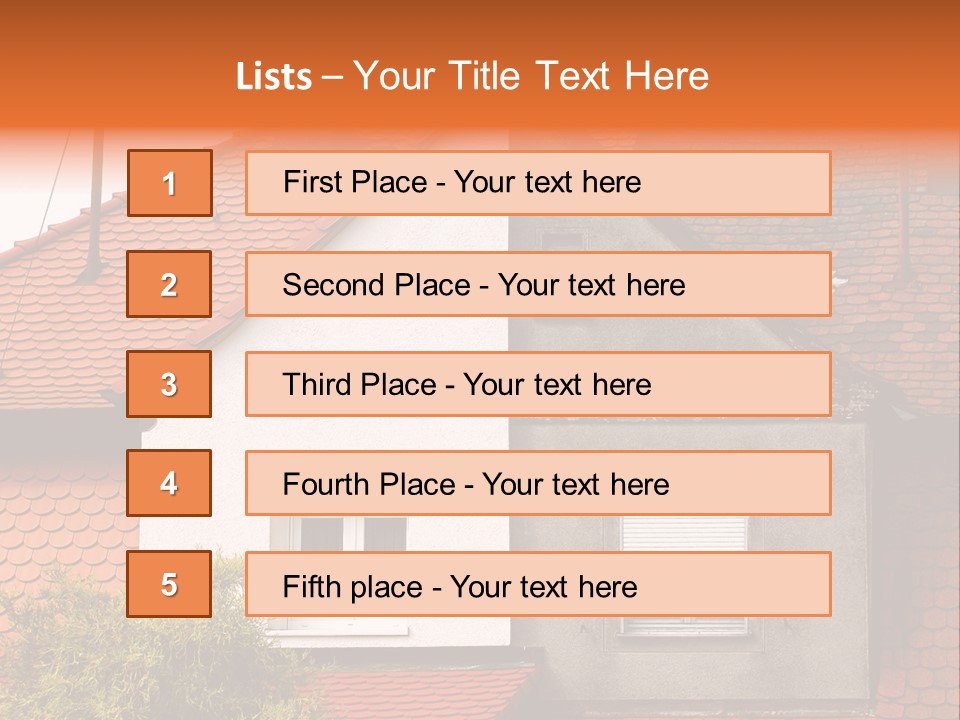 Building Thermal Painted PowerPoint Template