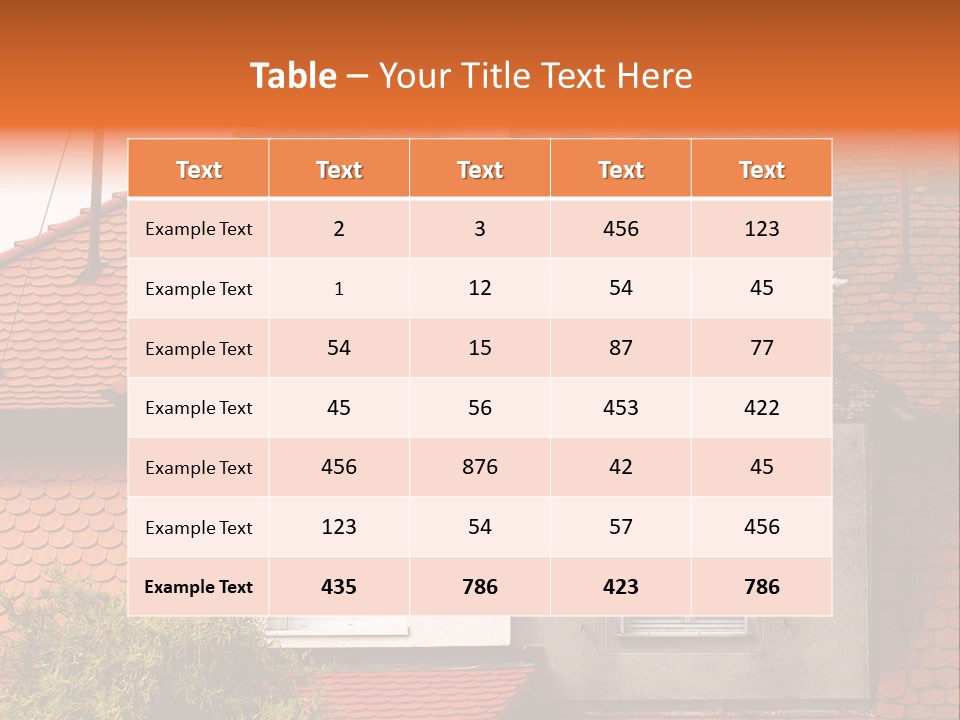 Building Thermal Painted PowerPoint Template