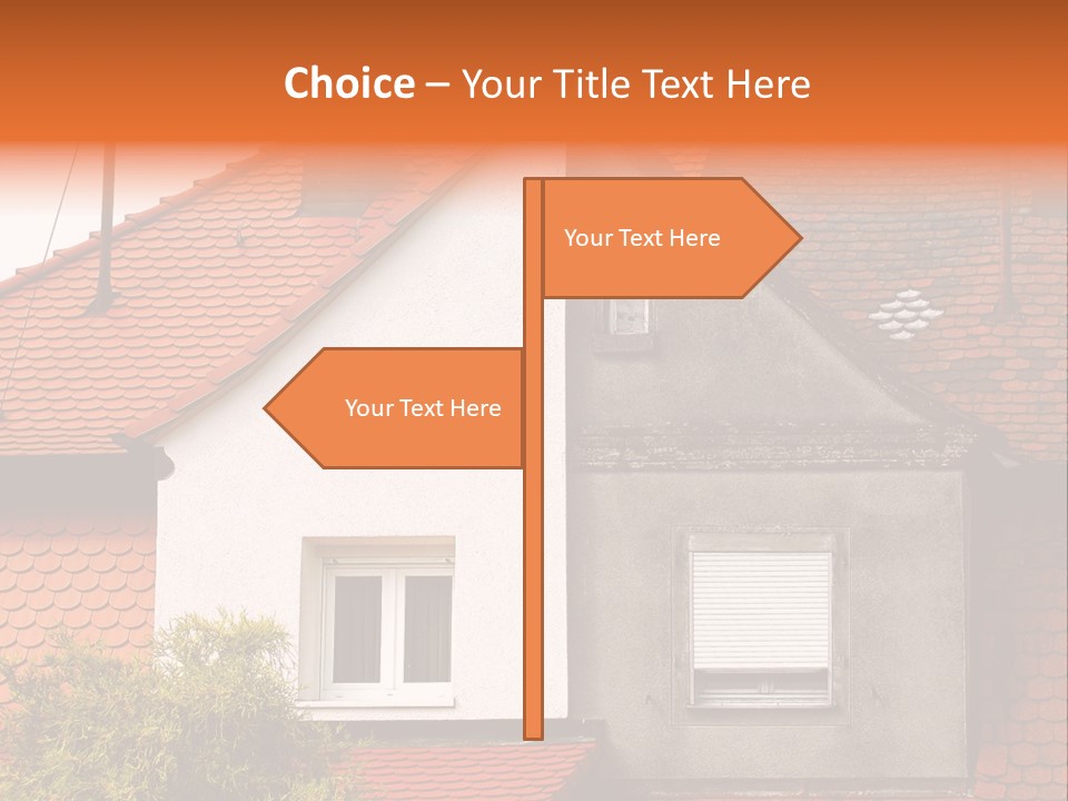 Building Thermal Painted PowerPoint Template
