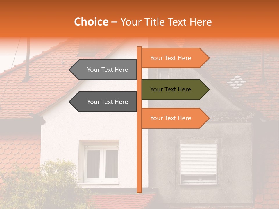 Building Thermal Painted PowerPoint Template