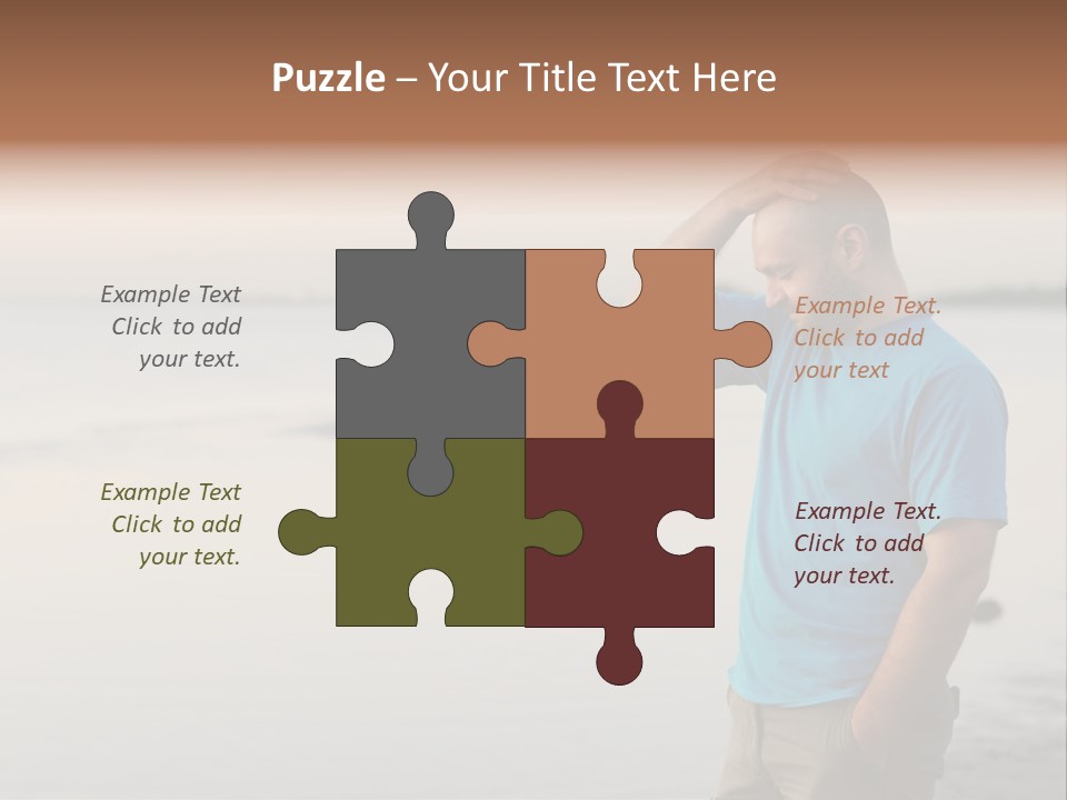 Illness Desperate Pensive PowerPoint Template