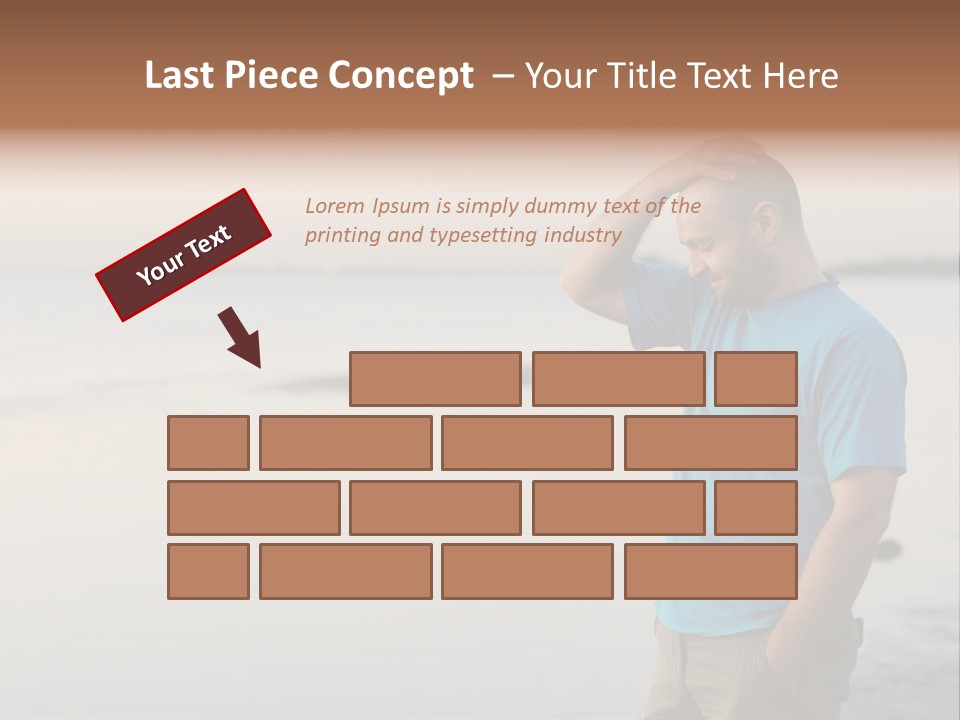 Illness Desperate Pensive PowerPoint Template