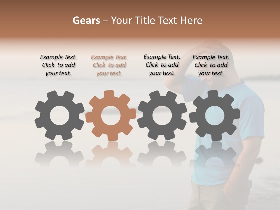 Illness Desperate Pensive PowerPoint Template