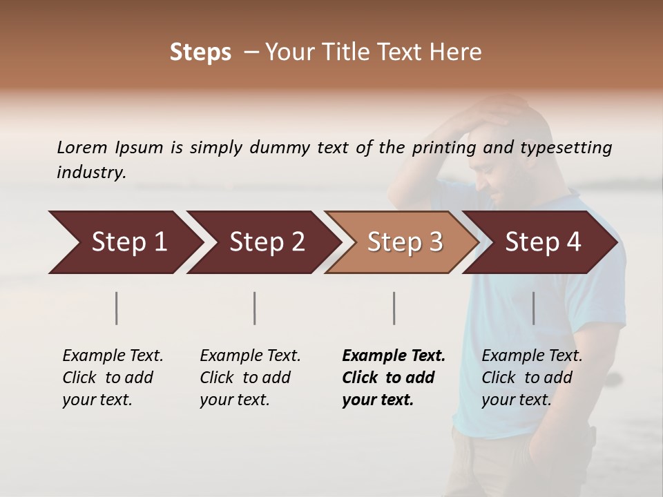 Illness Desperate Pensive PowerPoint Template