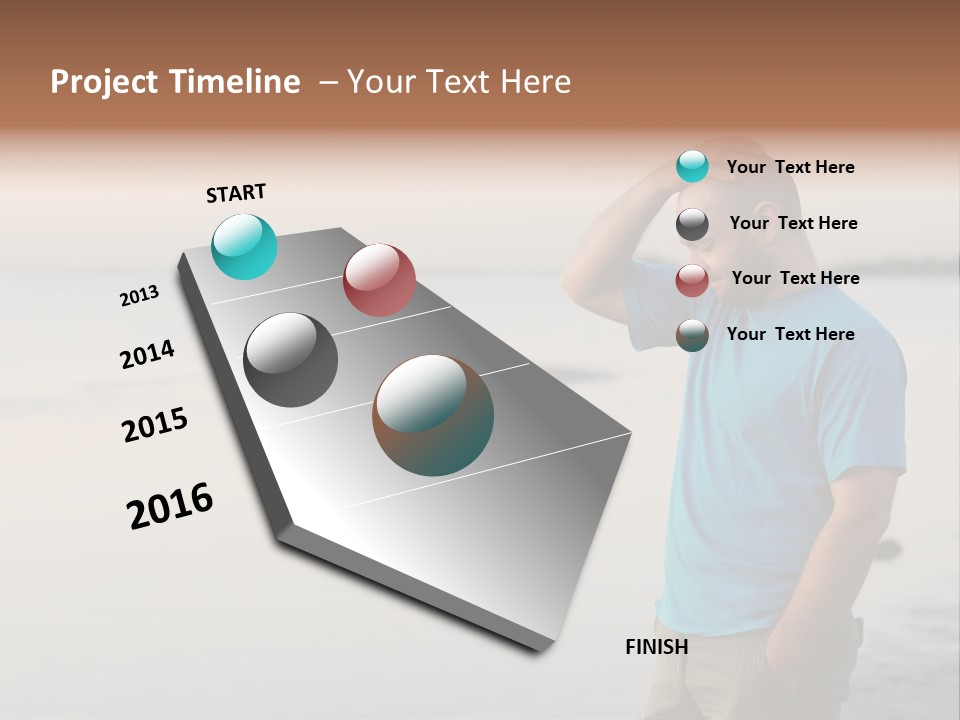 Illness Desperate Pensive PowerPoint Template