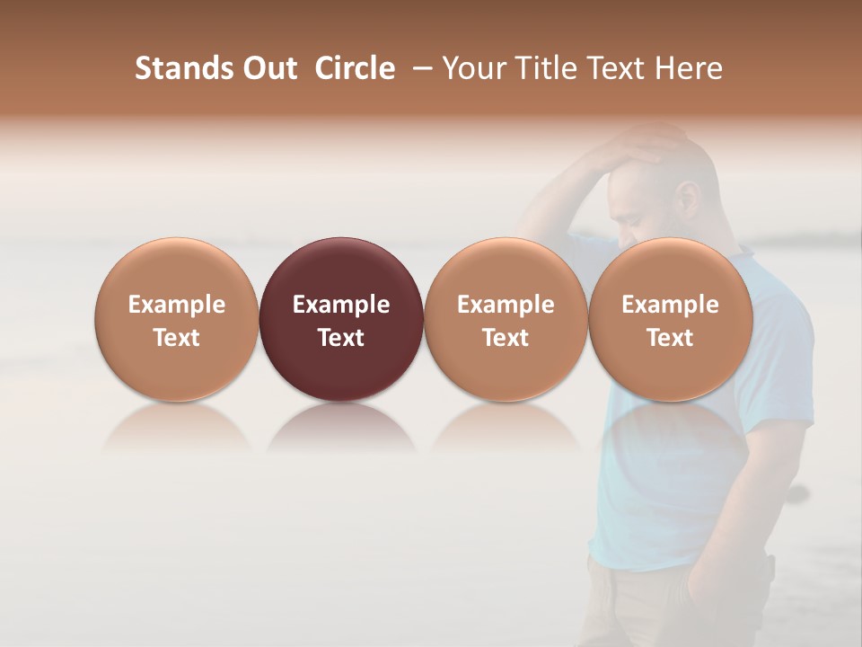 Illness Desperate Pensive PowerPoint Template