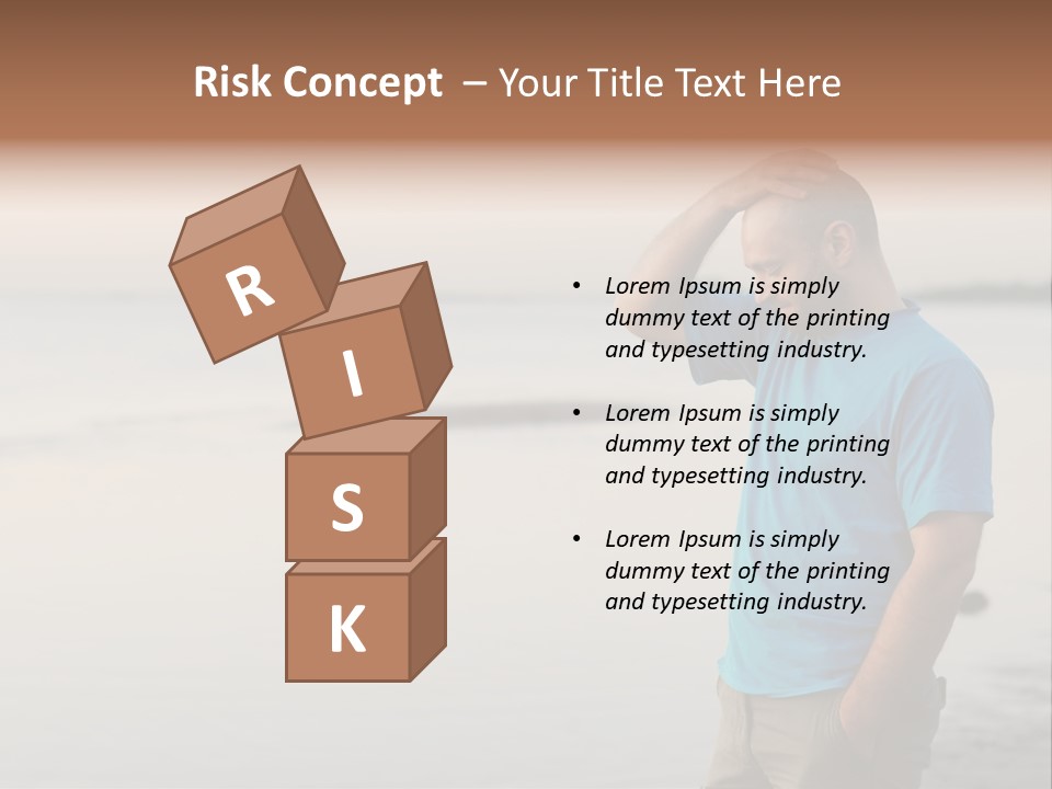 Illness Desperate Pensive PowerPoint Template