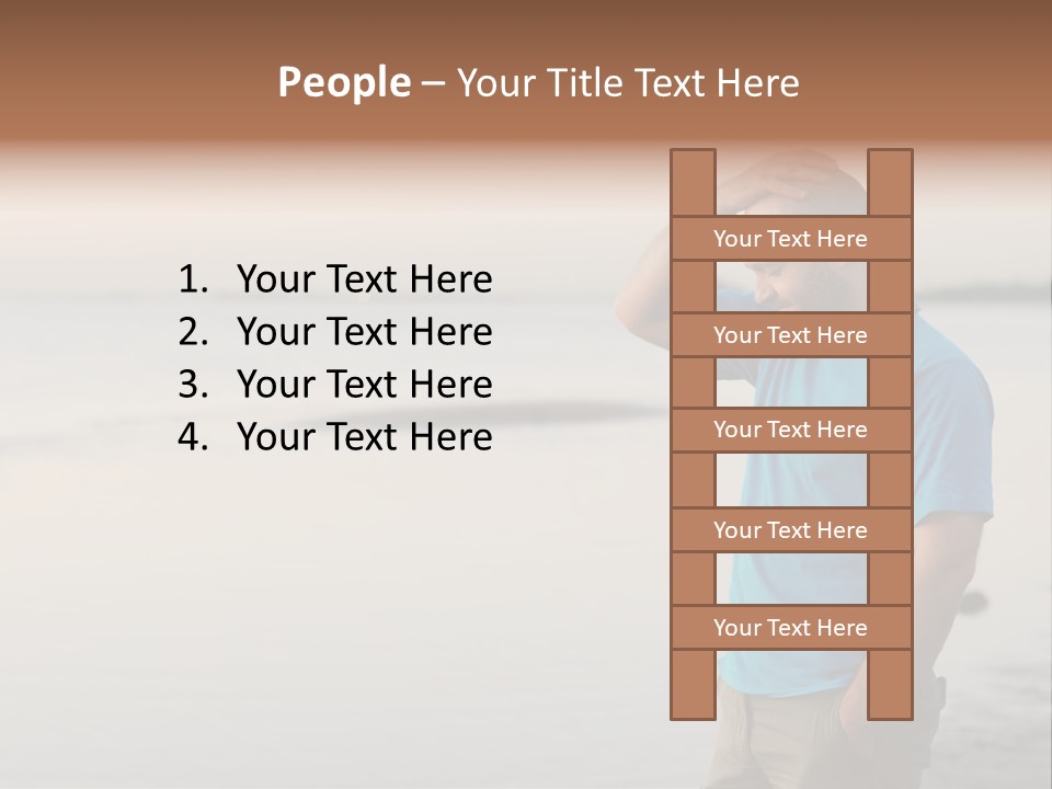 Illness Desperate Pensive PowerPoint Template