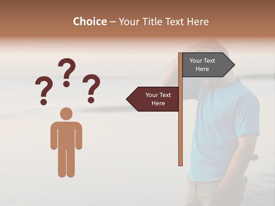 Illness Desperate Pensive PowerPoint Template
