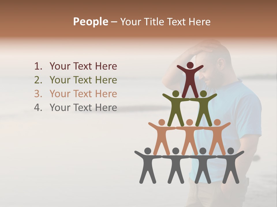 Illness Desperate Pensive PowerPoint Template