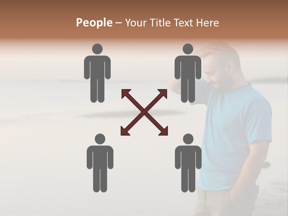 Illness Desperate Pensive PowerPoint Template