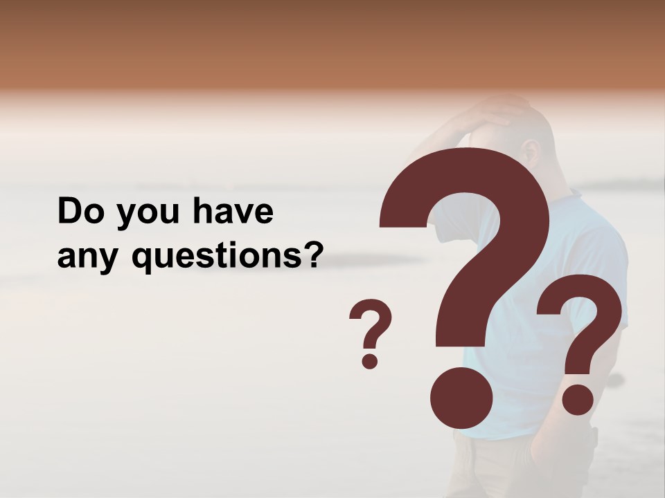 Illness Desperate Pensive PowerPoint Template