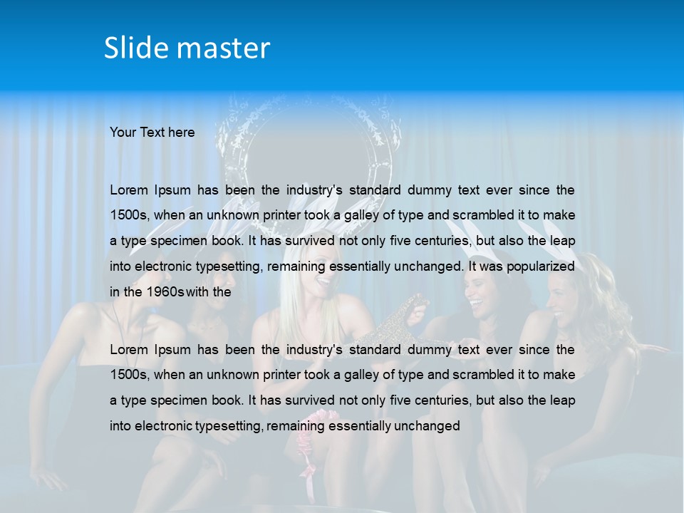 Smile Fight Businessman PowerPoint Template