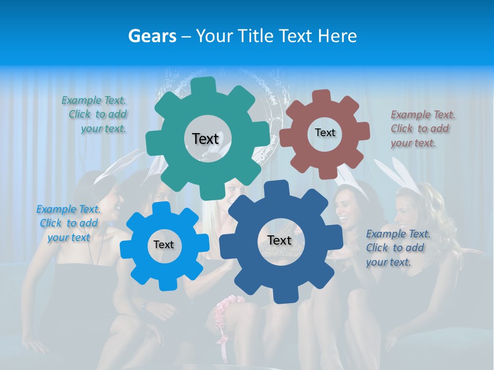 Smile Fight Businessman PowerPoint Template