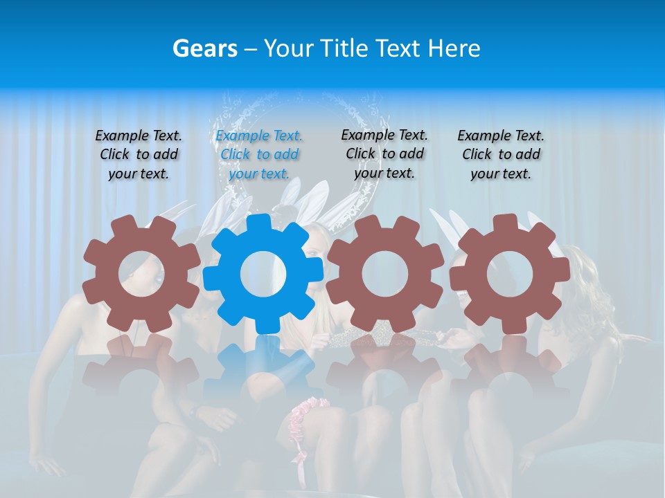 Smile Fight Businessman PowerPoint Template