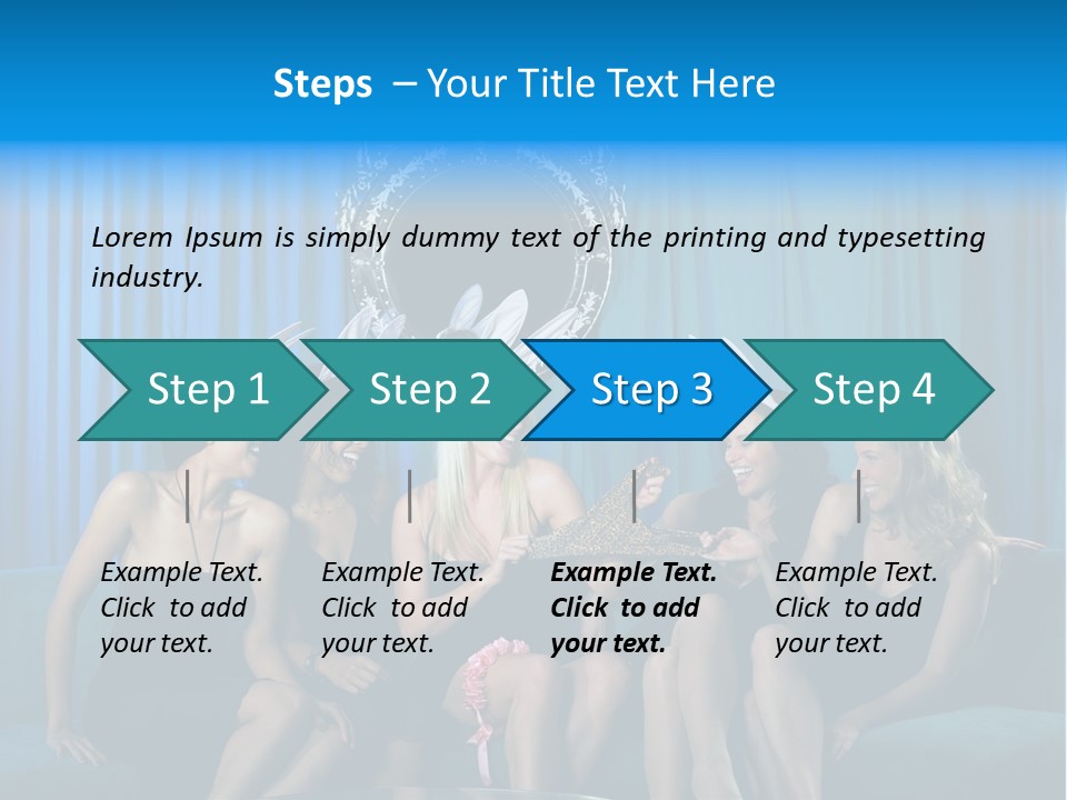 Smile Fight Businessman PowerPoint Template