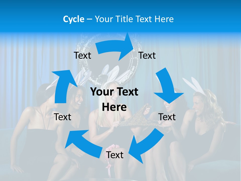 Smile Fight Businessman PowerPoint Template
