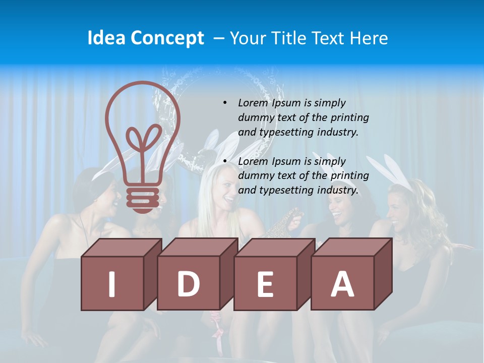 Smile Fight Businessman PowerPoint Template