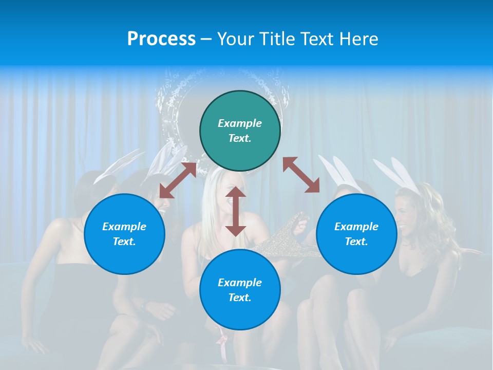 Smile Fight Businessman PowerPoint Template