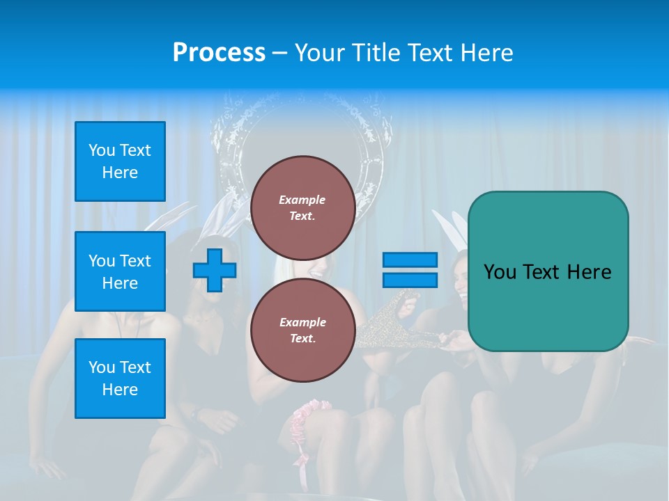 Smile Fight Businessman PowerPoint Template