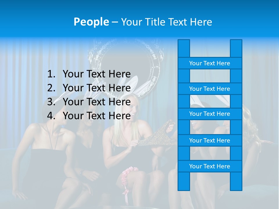 Smile Fight Businessman PowerPoint Template