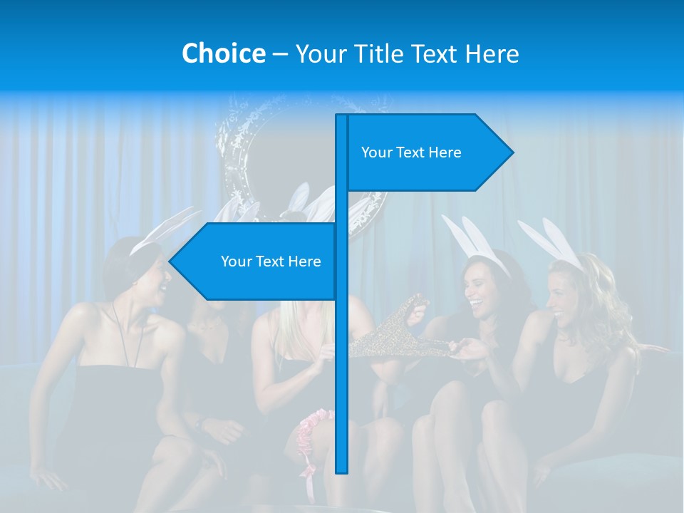 Smile Fight Businessman PowerPoint Template