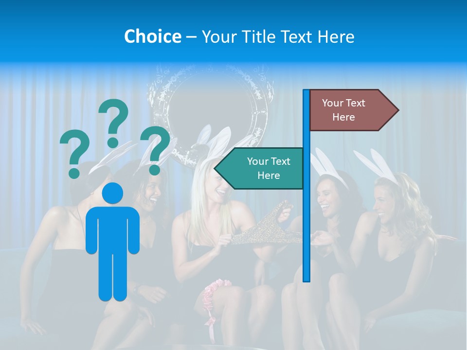 Smile Fight Businessman PowerPoint Template