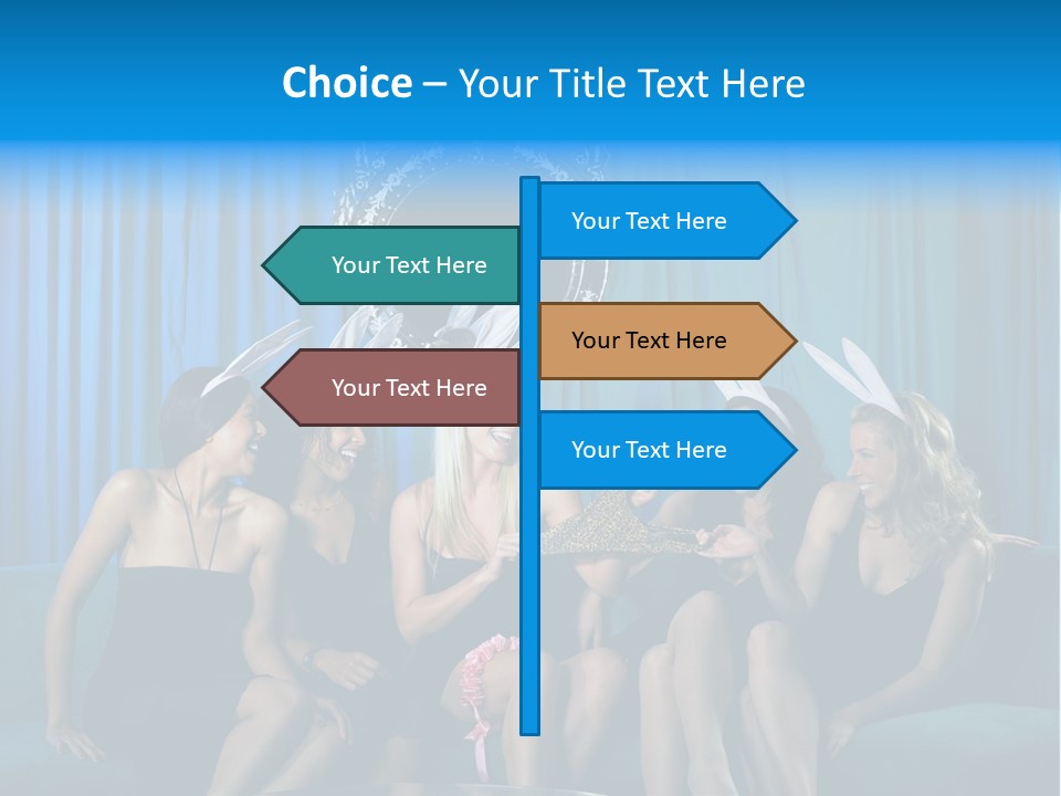 Smile Fight Businessman PowerPoint Template