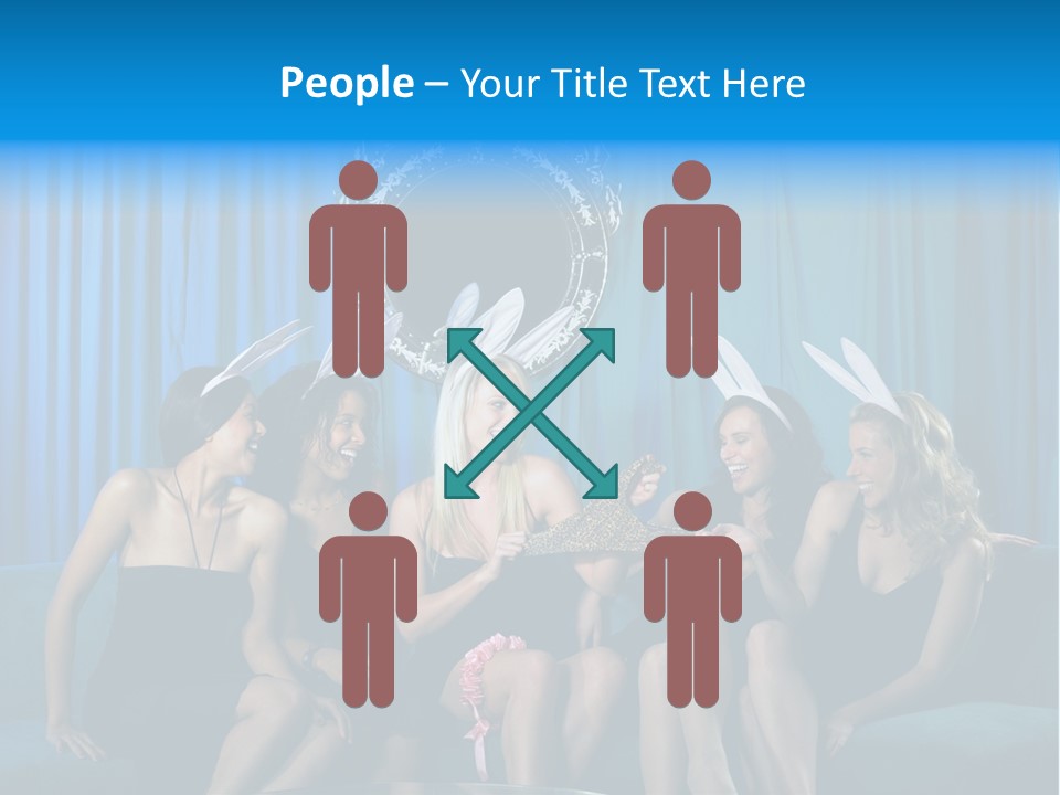 Smile Fight Businessman PowerPoint Template