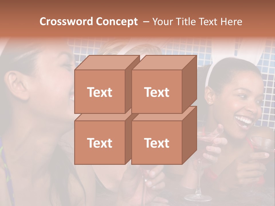 Action Muscular Build Caucasian PowerPoint Template