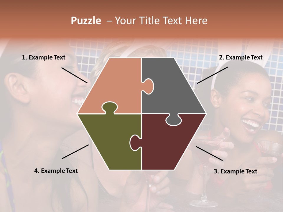 Action Muscular Build Caucasian PowerPoint Template