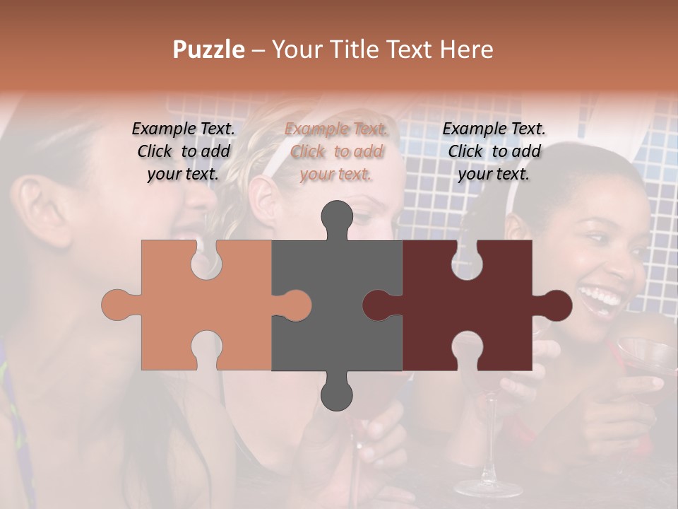 Action Muscular Build Caucasian PowerPoint Template