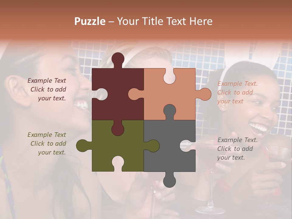 Action Muscular Build Caucasian PowerPoint Template