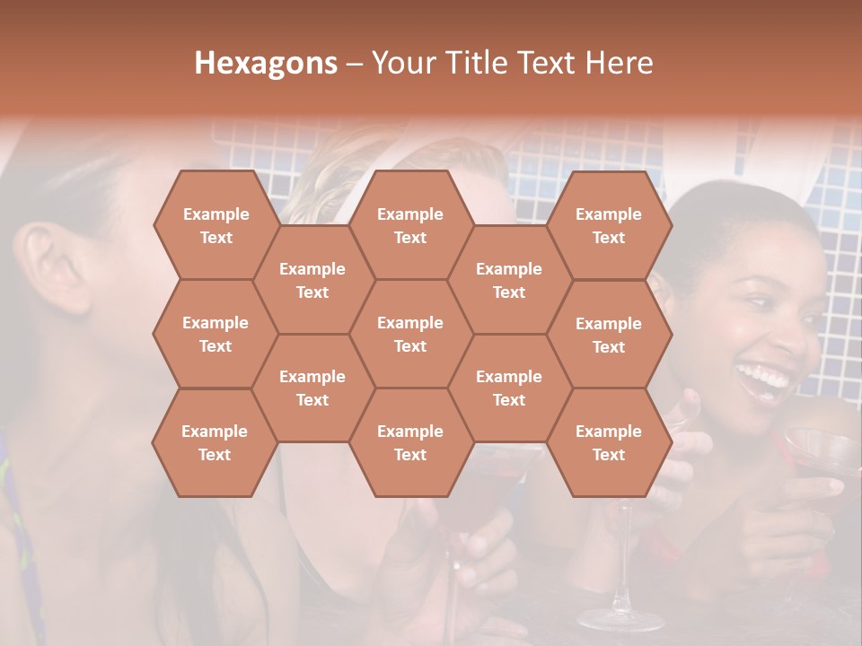 Action Muscular Build Caucasian PowerPoint Template