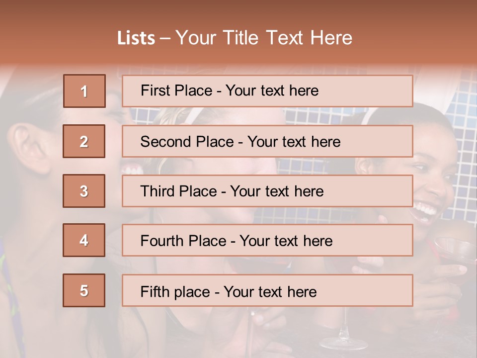Action Muscular Build Caucasian PowerPoint Template