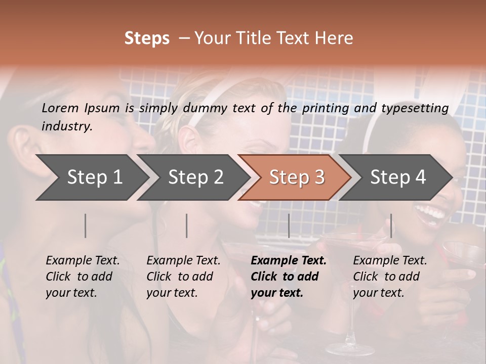 Action Muscular Build Caucasian PowerPoint Template