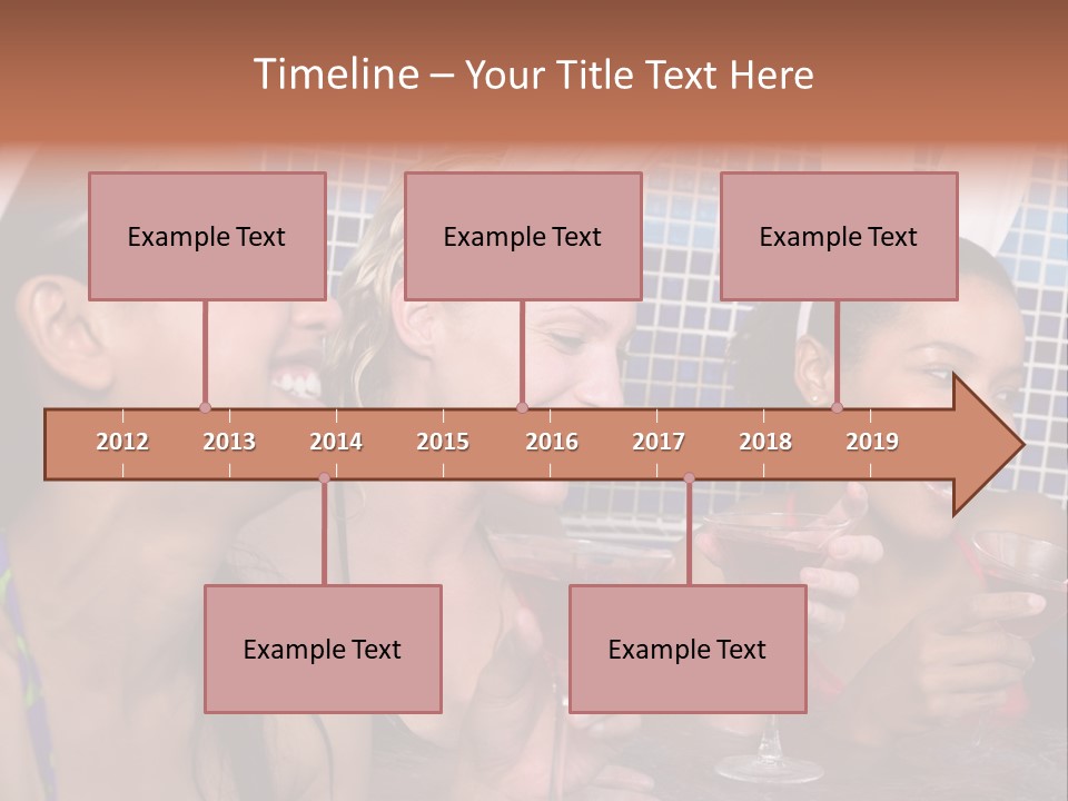 Action Muscular Build Caucasian PowerPoint Template