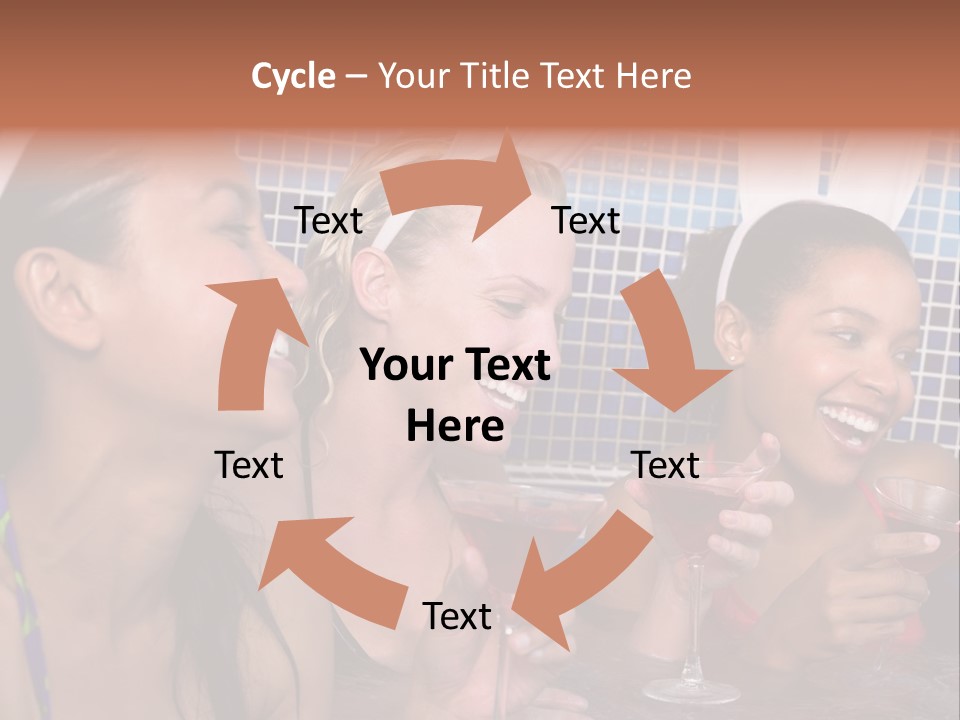 Action Muscular Build Caucasian PowerPoint Template